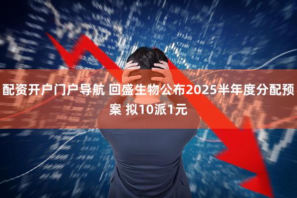 配资开户门户导航 回盛生物公布2025半年度分配预案 拟10派1元