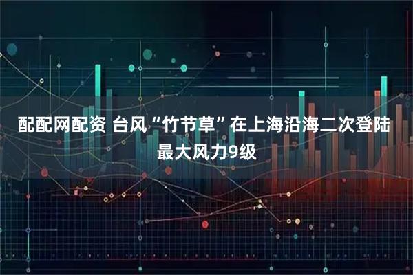 配配网配资 台风“竹节草”在上海沿海二次登陆 最大风力9级